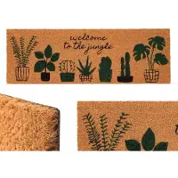 Gift Decor Deurmat Kokos "Welkom in de Jungle" 40x120 cm - Antislip