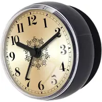 LONGZIMING Waterdichte Klok - Waterbestendige Tijdmeting - Muurklok - Zuignap Montage - Quartz Uurwerk - Hoogwaardig Siliconen - Minimalistisch Design - Vochtbestendig Gebruik - 1 Stuk