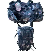 Semi Line Sporttas 2-in-1 met Rugzakfunctie - 40L - Camouflage