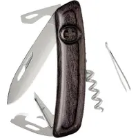 Swiza D03 AM, KNI.0036.6510, Laminate Black, Zwitsers zakmes, 6 tools