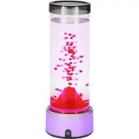 Eglo Volcano Vulkaanlamp - LED - 33 cm - Transparant/Rood - RGB