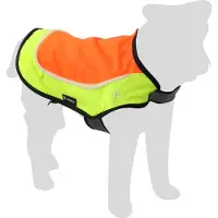 Flamingo veiligheidsvest Simi fluo-oranje - ledlicht - reflecterend - Maat M