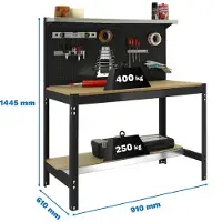 Simonwork (bancos De Trabajo) Bt3 Werkbank 1445x910x610 Mm