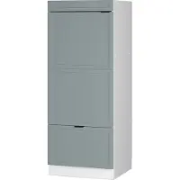 Vicco Hoge kast Fame-Line Licht blauw-grijs/Wit 60 cm, Model 50857