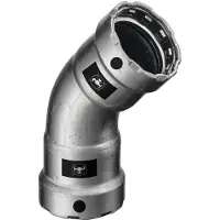 Viega bocht 45gr 3/8 zk