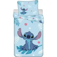 Disney Lilo & Stitch beddengoedset van katoen – dekbedovertrek 140x200 cm en kussensloop 70x90 cm