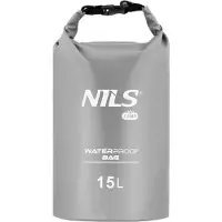 NILS CAMP NC1703 Waterdichte tas, grijs, 15 liter