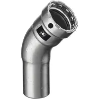 Viega bocht 45gr 3/8 zk