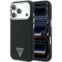 GUESS - Kevlar Triangle Logo MagSafe (GUHMP18L6PWKSGTK) - iPhone 18 Pro / iPhone 17 Pro - Black