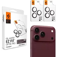 Spigen Optik EZ Fit iPhone 18 Pro / iPhone 18 Pro Max Camera Beschermer 2 Pack Burgundy