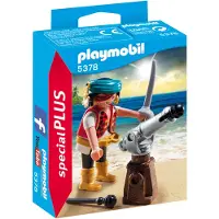 Playmobil SpecialPLUS piraat met bronzen scheepskanon 5378