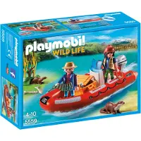Playmobil Rubberboot met stropers 5559