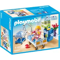 Playmobil City Life Kraamkamer met babybed 6660
