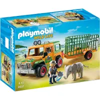 Playmobil 6937 Ranger terreinwagen met olifant