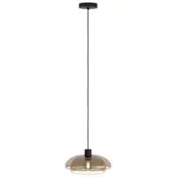 Eglo Hanglamp Salesiani, dimbaar, rood, Woon-/ Eetkamer, Glas, Modern, hanglamp