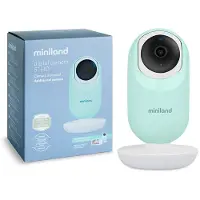 Miniland Digital Camera 5´´ Hd Baby Monitor Zilver One Size / EU Plug 220V Kinderen