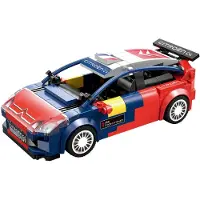 Cada Elke Citroën C4 WRC 2008, model 1:24, bouwdoos, 296 onderdelen, rood, voor kinderen, één maat