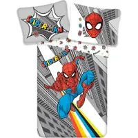 Jerry Fabrics SpiderMan Dekbedovertrek Pop - Eenpersoons - 140 x 200 cm - 70 x 90 cm - Katoen