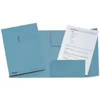 Esselte Manilla 3-klepsmap - folio - 50 stuks - Blauw