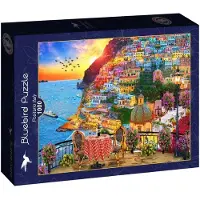 Bluebird Puzzle BLUEBIRD Puzzel, Positano, Italië. 1000 stukjes