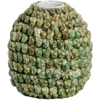 Light & Living - Vaas SHELL - Ø33x37cm - Groen