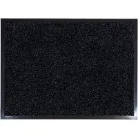 Hamat Briljant Zwart 90 x 150 cm - Schoonloopmat - Droogloopmat Binnen - Antislip - Polyamide - 7 mm