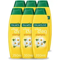 Palmolive 6 x - Shampoo - Elke Dag - Kamille-Extract - Voor Normaal Haar - 350 ml - Voordeelverpakking - 6 stuks