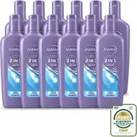 Unilever 12 x - 2-in-1 - Shampoo - Voor Snel & Effectief Wassen - 300 ml - Wasstrips - 2-in-1 Shampoo Conditioner - Snel Wassen - Effectief Wassen - Haar Reinigen - Haar Verzorgen