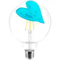 Creative Cables Tattoo Pop Heart G125 4.5w 470lm E27 2700k Dim Globe Led-lamp
