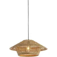 Light & Living Hanglamp Ø64x26 cm OWANA zeegras naturel