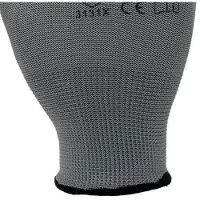 Asatex Handschoen | maat 9 grijs | EN 388 PSA-categorie II | nylon met polyurethaan | 12 paar - 3701/9