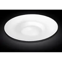 Wilmax England Wilmax plat bord, 30,5 cm, porselein, wit, modelnummer WL-991274/A