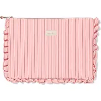 HEMA Laptophoes 36x29cm franje strepen (roze)