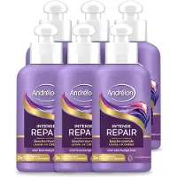 Unilever 6 x Andrélon Intense Repair Leave-In Crème - 200 ml - Voordeelverpakking - 6 stuks
