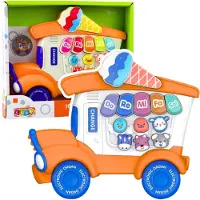 Leantoys Elektrische piano Educatief voor peuters IJssalon Oranje