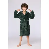 Woody Unisex kamerjas donkergroen - maat 116/6J