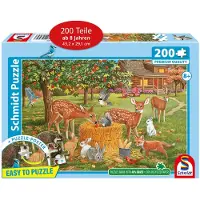 Schmidt Spiele 56589, 200 stukjes, Dieren, vanaf 7 jaar