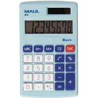 MAUL Taschenrechner M8 Hellblau