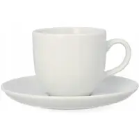 Lubiana Dorota Porseleinen Kop & Schotel - Wit - 110 ml