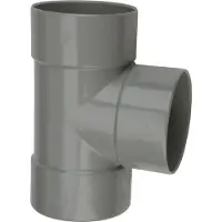 Wavin Wadal lijmfitting met 3 aansluiting, PVC, 41, T-stuk 45gr