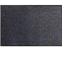 ANRO Deurmat Amigo Blauw 80x60cm – Schoonloopmat Antislip Wasbaar Voordeur Hal Binnen