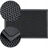 HomeDecor 3D Antislip PVC Deurmat 50x80cm - Vuilvanger voor Buiten
