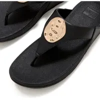 FitFlop Lulu Adornment Teenslippers ZWART - Maat 36