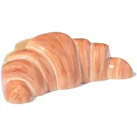 HEMA Telefoonhouder 12x5.5cm Croissant (oranje)