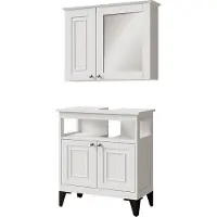 Vicco Badkamermeubelset Vanity Wit 2-delig, Model 54390