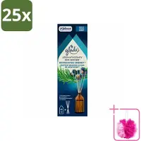 Glade 25 x - Geurstokjes Verfrissende Energie - Aromatherapie Geurverspreiding - 80 ml - Bulkverpakking - Geurstokjes - Douchemop - Energie