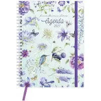 Janneke Brinkman bureau-agenda Blauwe Bloemen(softcover) 2027