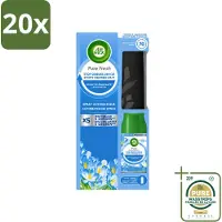 Air Wick 20 x - Freshmatic Spray - Starterkit - Pure Fresh Lentedauw - 250 ml - Wasstrips - Automatische Luchtverfrisser - Lentegeur - Frisse Geur - Luchtverfrisser Badkamer - Luchtverfrisser Huis