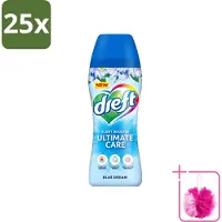 Dreft 25 x - Ultimate Care - Wasverzachter - Geurbooster - Gekleurde Was - Blauwe Droom - 15 Wasbeurten - Bulkverpakking - Wasmiddel - Douchemop - Geurbooster