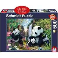 Sonstige Verlage Panda familie bij de waterval
